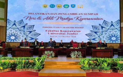 DUA ORANG MAHASISWA D3 KEPERAWATAN FKEP UNEJ TAKLUKAN IPK 4.00 DIANGKAT SUMPAH PROFESI